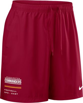 Nike Washington Commanders Nike Mens NFL Woven Shorts in Red | 04PW67P9E-YSJ
