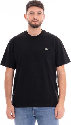 Lacoste Klassiek T-shirt - Heren - T-shirts - Zwart - XL - Katoen - Tops
