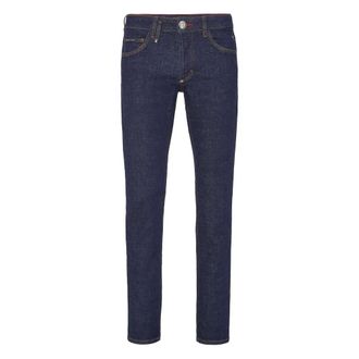 Philipp Plein Denim Broeken Super Straight Cut Iconic Plein - Heren - Jeans - Blauw - Maat: W30 Denim