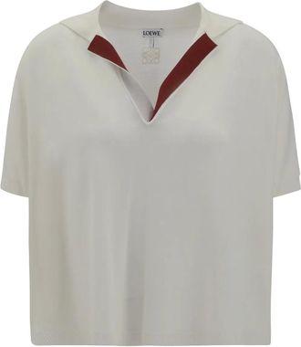 Loewe Top a maniche corte - Bianco