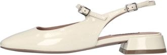 Bibi Lou Patent Leather Slingback Pump - Dames - Ballerinas - Wit - 38 EU - Leer - Schoenen
