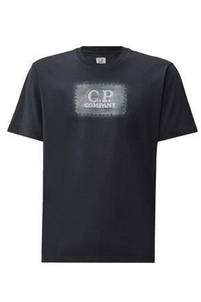 C.P. Company 24/1 BRANDED COTTON T SHIRT Size: XXL, colour: NAVY