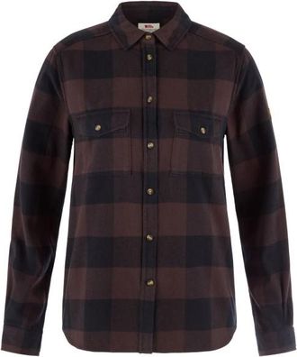 Fj&auml;llr&auml;ven &Ouml;vik Heavy Flannel Shirt Hemd f&uuml;r Damen | schwarz