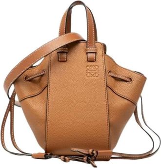Loewe Pre-owned Bucket Bags, female, Brown, Size: ONE SIZE Pre-owned Leather Bucket Bag