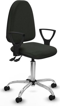 Piqueras y Crespo Piqueras-y-crespo A&yacute;na Silla De Escritorio Tejido Negro Confortable