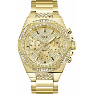 Guess Fury Gw0899G2 Multifunction Horloge - unisex - Accessoires - Geel - Maat: ONE Size