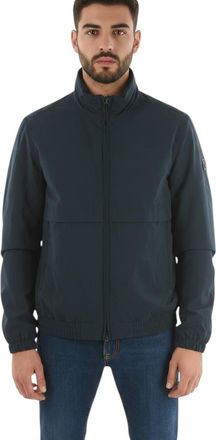 Woolrich Blue Mock Collar Jacket