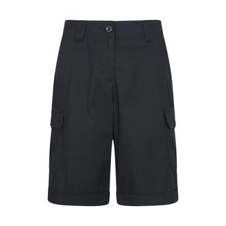 Mountain Warehouse Dames Coast Stretch Cargo Shorts (Zwart)