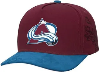 Mitchell & Ness Mens Mitchell & Ness Burgundy/Blue Colorado Avalanche May Flowers Pro Crown Adjustable Hat at Nordstrom