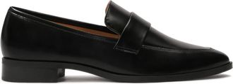 Kazar Zwarte instapleren boxschoenen - Dames - Loafers - Zwart - 37 EU - Leer - Schoenen