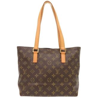 Louis Vuitton Pre-owned Tote Bags, female, Brown, Size: ONE SIZE Pre-owned Canvas Tote Bag