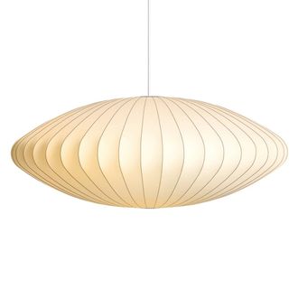 HAY Nelson Saucer Bubble Pendelleuchte L, &Oslash; 89 x H 35.5 cm, off white