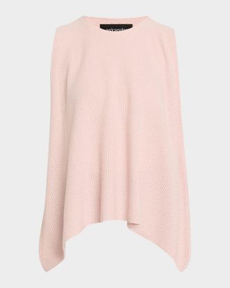 Eskandar A-Line Sleeveless Round Neck Top- Mid Plus Length