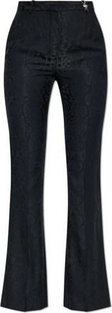 Versace Dames, Broeken, Zwart, Maat: XS Wol
