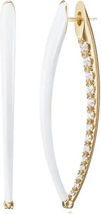 Melissa Kaye 18kt geelgouden Cristina oorringen