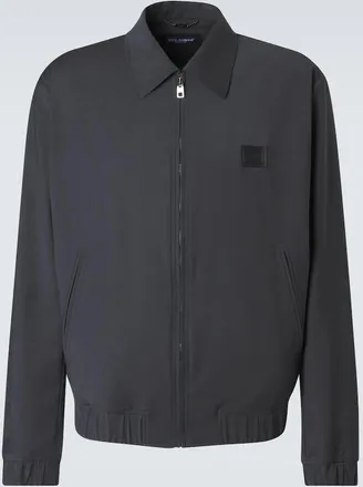 Dolce & Gabbana Logo wool-blend blouson jacket