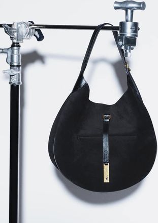 Polo Ralph Lauren borsa a spalla media nera-Nero