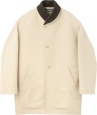 Jacquemus La Camargue jacket - men - Viscose/Cotton/Polyamide/Cotton - 46 - Neutrals