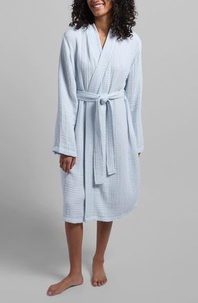 Parachute Gender Inclusive Cloud Cotton Robe in Lagoon at Nordstrom, Size X-Large