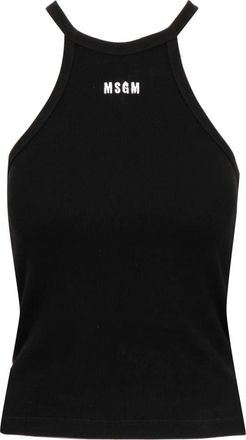 Msgm Mujer, Camisetas, Negro, Talla: XS