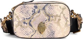 Kurt Geiger Shoreditch Small Camera Crossbody Bag in Ivory/Gold Combo at Nordstrom Rack