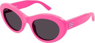 Balenciaga Sunglasses, female, Pink, Size: 55 MM Pink/Grey Sunglasses Bb0294Sk