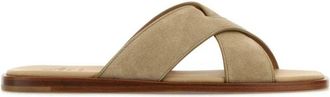 Churchs Suede Crisscross Strap Sandalen - Heren - Sandalen - Beige - 40 EU - Leer - Schoenen