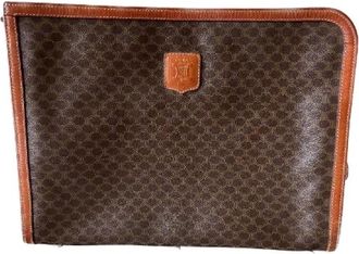 Celine Pre-owned Leather celine-bags - Dames - Vintage Clutch - Bruin - ONE Size - Leer - Vintage
