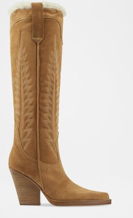 PARIS TEXAS Winter El Dorado Embroidered Leather Boots