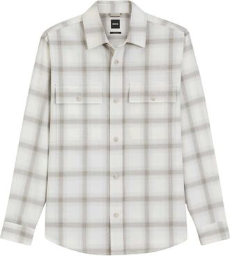 HUGO BOSS Heren, Overhemden, Beige, Maat: M