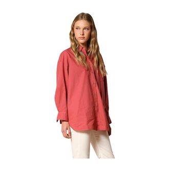 Mason's Dames, Blouses & Shirts, Rood, Maat: M Katoen
