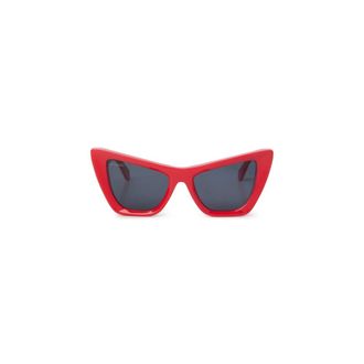 Off-white Sunglasses, unisex, Red, Size: 57 MM Edvard Sunglasses