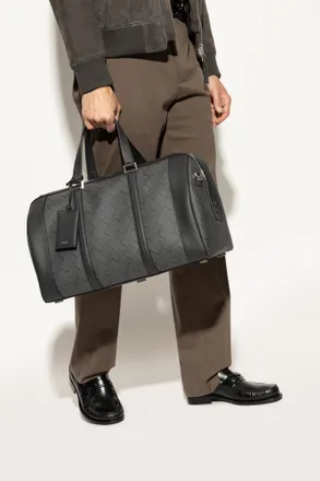 Ferragamo Hand Luggage Bag, Mens, Grey