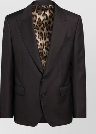 Dolce & Gabbana single breasted wool jacket notch lapel