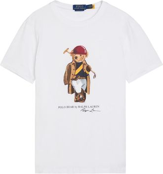 Polo Ralph Lauren Golf Bear-print Cotton T-shirt - White - XL