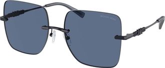 Michael Kors MK1150 QUEBEC 189580 Womens Sunglasses Blue Size 55