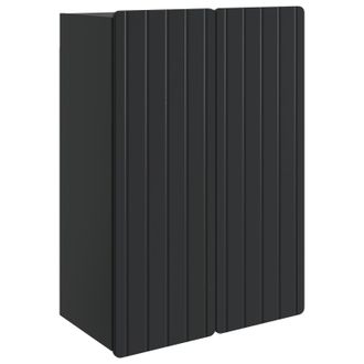 vidaXL Armario De Pared Negro 66 X 34,5 X 92 Cm Madera De Ingenier&iacute;a Vidaxl