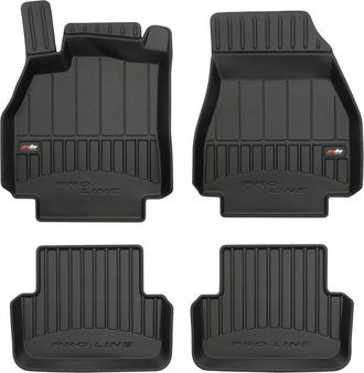 OEM Alfombras, Felpudos, Felpudos De Goma, Renault Megane 2 2002-2008, Canaleta 3d