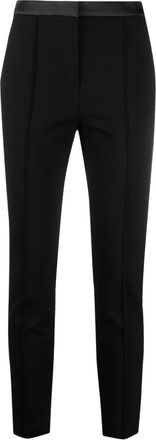 Karl Lagerfeld straight-leg broek - Dames - Vrijetijds broeken - Zwart - XS - Broeken