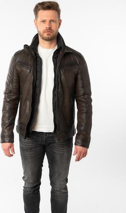 Mauritius Lederjacke MAURITIUS MMHennie, Herren, Gr. 4XL, mocca, Obermaterial: 100% Schafsleder. Futter: 100% Polyester. &Auml;rmelfutter: 100% Polyester, regular fi