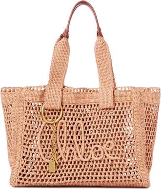 Chlo&eacute; Tote Bags, female, Brown, Size: ONE SIZE Summer Banana East-West Tote