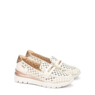 Pikolinos Leren loafers met sleehak Cantabria