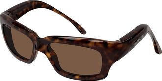 Balenciaga BB0385S 002 Mens Sunglasses Tortoiseshell Size 60