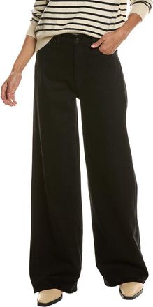 DL1961 Hepburn Jet Black Wide Leg Jean