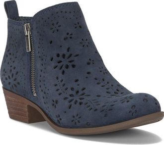 Lucky Brand Basel Bootie in Navy Blazer Torsue at Nordstrom, Size 7.5