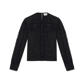 Isabel Marant Dames, Blouses & Shirts, Zwart, Maat: S Zijde