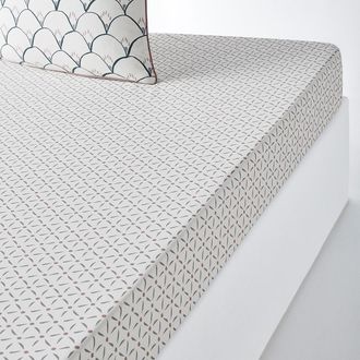 La Redoute Interieurs Hoeslaken in perkalkatoen, Elka