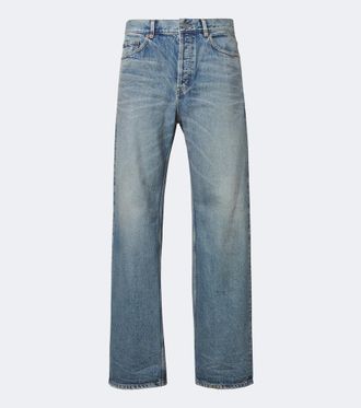 Saint Laurent Faded wide-leg jeans