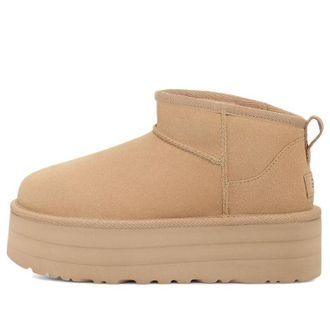 UGG (WMNS)UGG Classic Ultra Mini Platform Driftwood 1135092-DRI