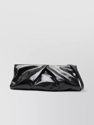 Dries Van Noten leather clutch bag